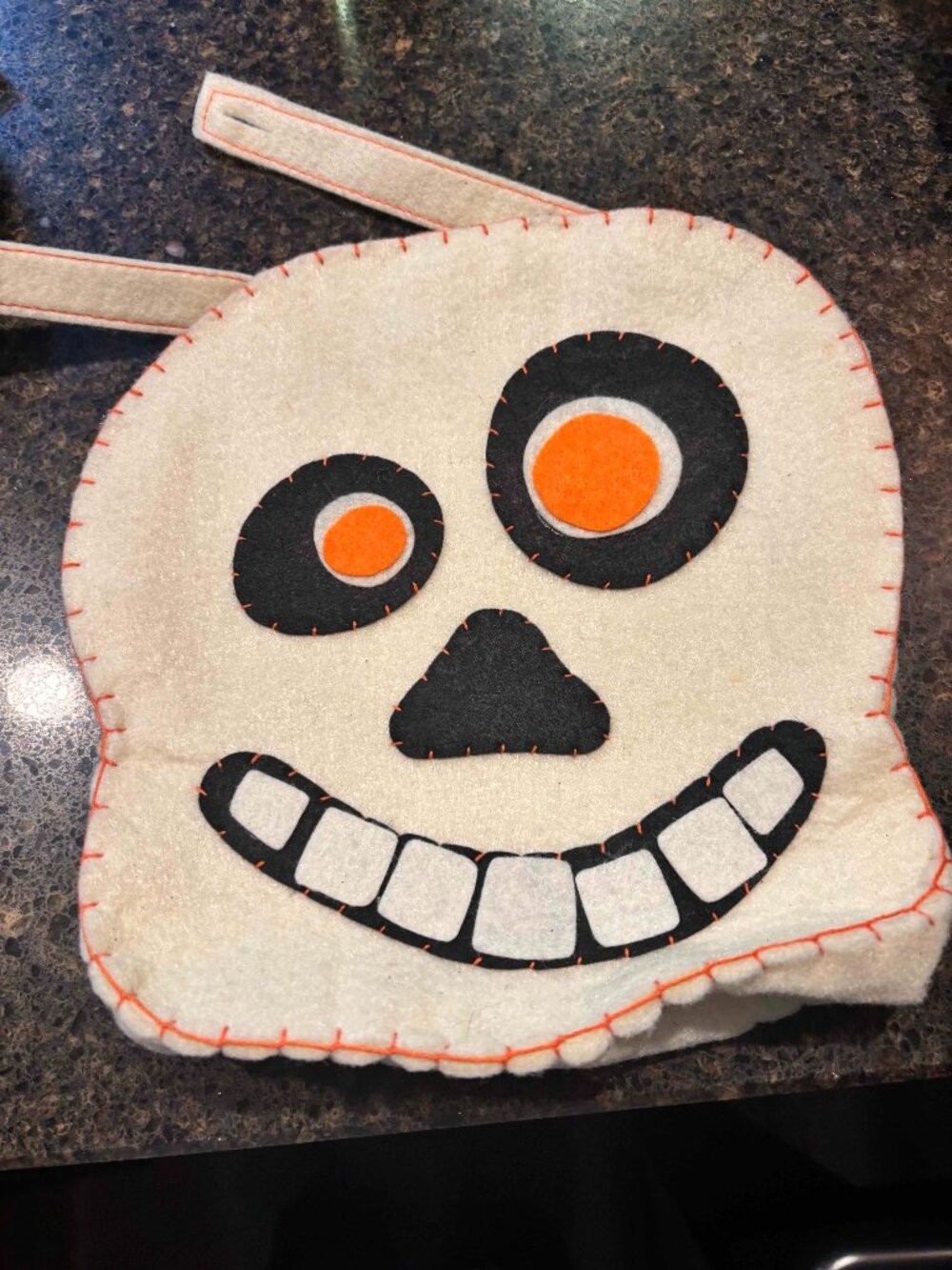 Pottery Barn Kids Halloween Skeleton Chairbacker